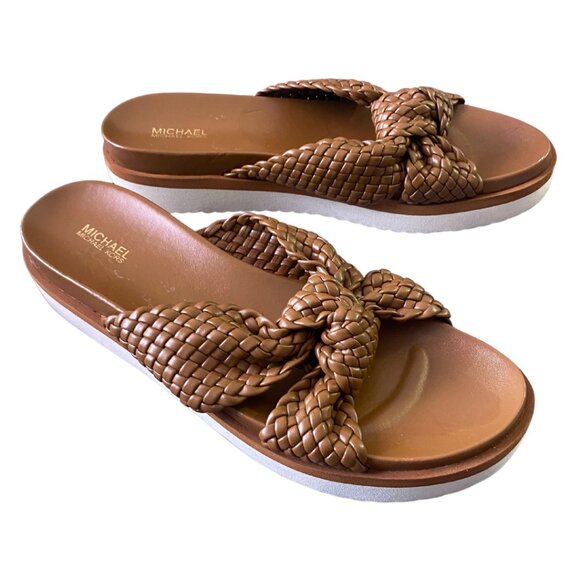 Michael Kors NWOT Slides Size 8 - Picture 2 of 6